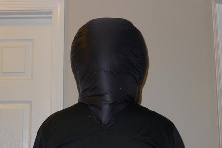 GooseFeet Gear Custom Down Belaying Hood - Back